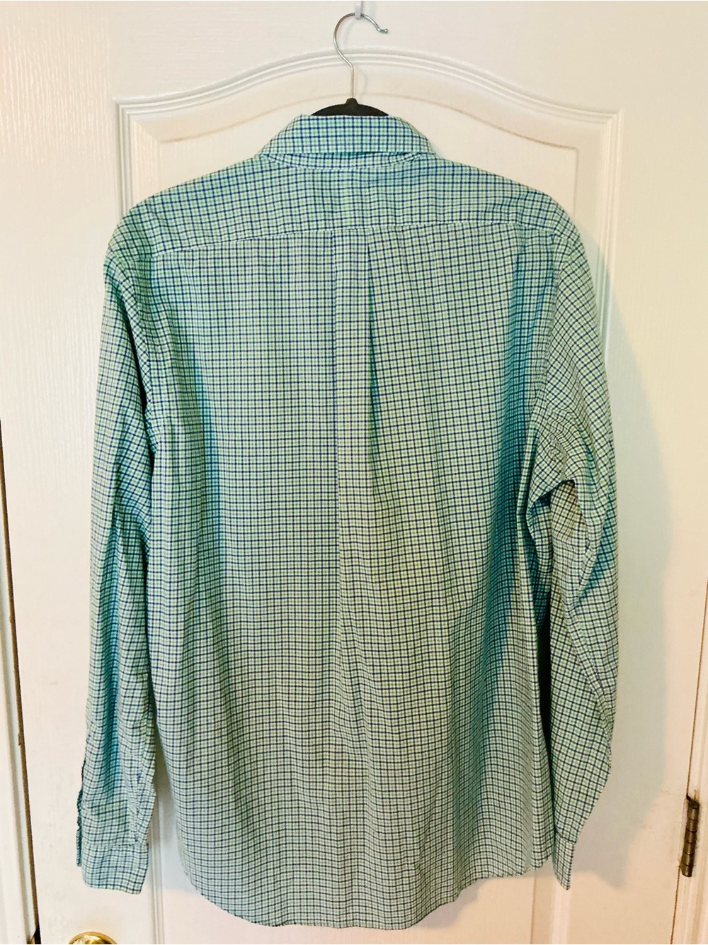 Polo by Ralph Lauren Teal and Navy Plaid Button-Down Shirt size L - Picture 2 of 6